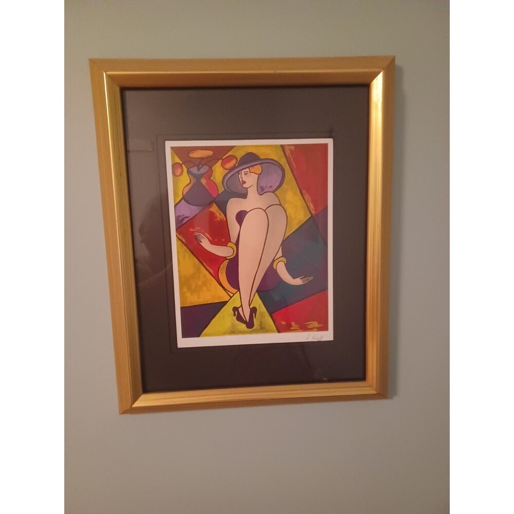 Linda Le Kinff Serigraph In Color On Wove Paper Signed 8 3/4"X 7"